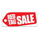 Windshield Banner - Red Tag Sale - Qty. 1