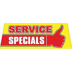 Windshield Banner - Service Specials - Qty. 1