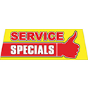 Windshield Banner - Service Specials - Qty. 1