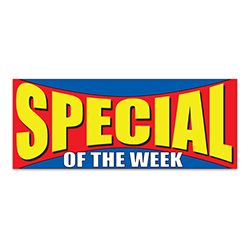 Windshield Banner - Special of the Week - Qty. 1