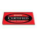 Windshield Banner - Toyota Certified - Qty. 1