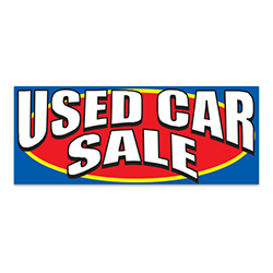 Windshield Banner - Used Car Sale - Qty. 1