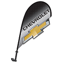 3D Clip on Paddle Flag - Chevrolet - Qty. 1