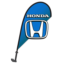 3D Clip on Paddle Flag - Honda - Qty. 1