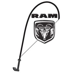 3D Clip on Paddle Flag - RAM - Qty. 1