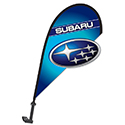 3D Clip on Paddle Flag - Subaru - Qty. 1