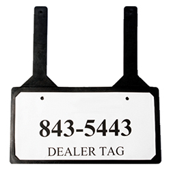 Demo License Plate Holder - Neoprene - Qty. 1