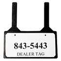 Demo License Plate Holder - Neoprene - Qty. 1