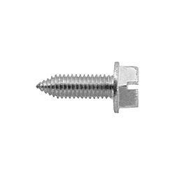 License Plate Screw Slotted Hex Washer Head-Metric-6mm X 20mm Qty. 100