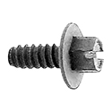 License Plate Screw Slotted Hex Washer Head - #14  X 5/8"  Qty. 100