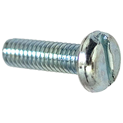 License Plate Screw Slotted Pan Head - Metric - 6mm  X 20mm Qty. 100