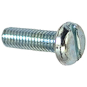 License Plate Screw Slotted Pan Head - Metric - 6mm  X 20mm Qty. 100