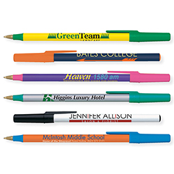 Custom Pens - Round Stic Bic Pens - Qty. 1