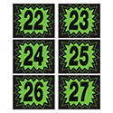 Large Blast Year Stickers