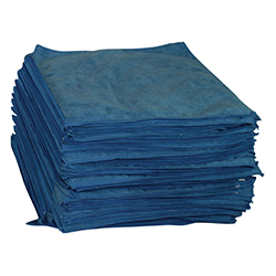 Plush Blue Microfiber Detailing Towel  - Approx. 15" x 25" - Qty. 25
