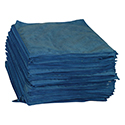 Plush Blue Microfiber Detailing Towel  - Approx. 15" x 25" - Qty. 25
