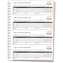 Purchase Order Book - NC-124-2 - 2 Part - IMP, 200 per Book - Qty. 1