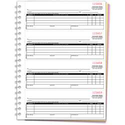 Purchase Order Book - NC-124-2 - 2 Part, 200 per Book - Qty. 1
