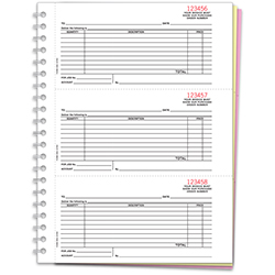 Purchase Order Book - DSA-127NC - 3 Part, 150 per Book - Qty. 1
