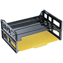 Desk Tray - Black - Qty. 2 Trays Per Pack