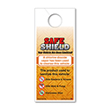 Safe Shield Hang Tags - White - 3 2/3" X 8 1/2" - Qty. 100 per pack