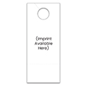 Custom Hang Tags with Perf - White - 3 1/2" X 8 1/2" - Qty. 1 each