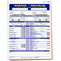 Vehicle Checkup/Inspection Report - 3 Part - Qty. 250