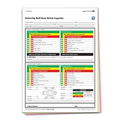 VW Multi-Point Vehicle Checkup - 3 Part - Qty. 250