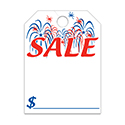 Hang Tag - Sale with Fireworks -  8.5" x 11.5" - Qty. 50