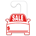 Car Shaped Hang Tags - Sale - Qty. 50