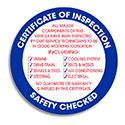 Inspection Circle Sticker - 3" Face Adhesive - Qty. 100