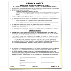 Privacy Notice - PN-2001-2 - Qty. 100