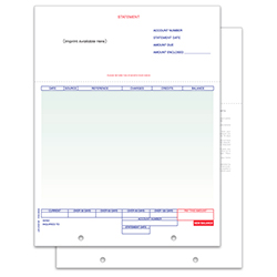 Laser Statement, Balance Forward - LZR-STMT-BF - Imprinted - Qty. 1 each