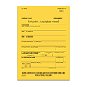 Vehicle Deal Labels - AA-168 P/A - 1 Part - IMPRINTED - Qty. 1 each