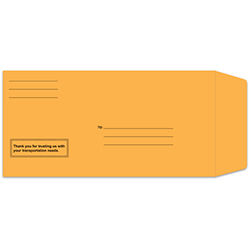 License Plate Envelope - Printed - Moist & Seal - Qty. 100