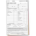 Used Vehicle Order Form Book - 3 Part  - Qty. 50 per book
