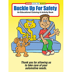 Coloring Book - Buckle Up - Qty. 50