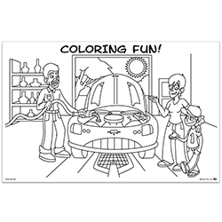 Coloring Pad - 50 Sheets per pad - Qty. 1